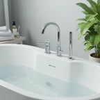 Robinet de bain Périgny avec douchette à main intégrée